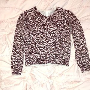 H&M Leopard Cardigan